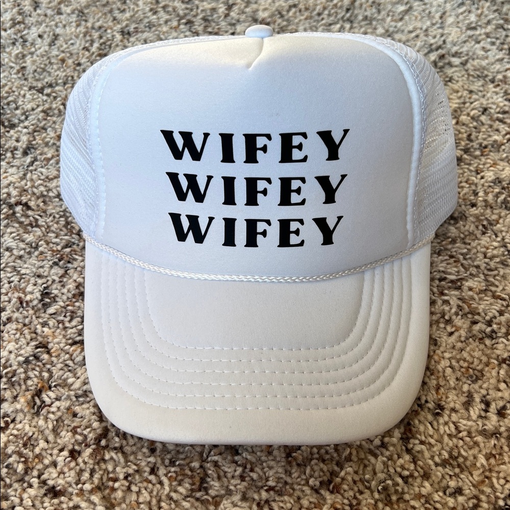 Wifey wifey wifey SnapBack trucker hat Otto cap bride wedding wife bride